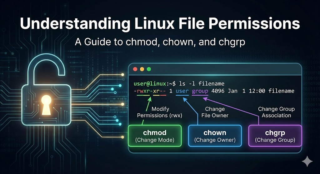 Understanding Linux File Permissions: A Guide to chmod, chown, and chgrp